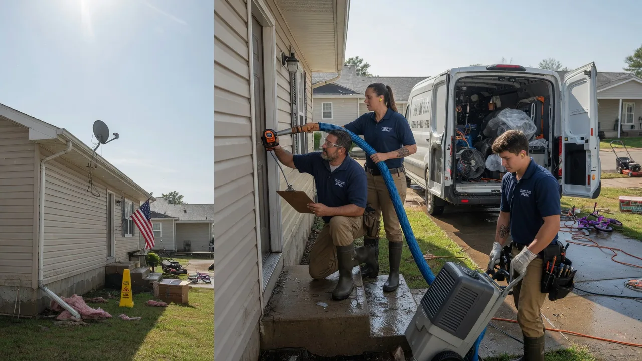 Ceiling Water Damage Restoration in Randolph, KS near me